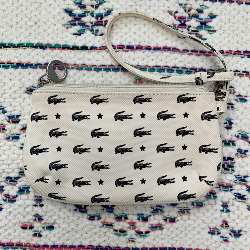 Cute Lacoste wristlet